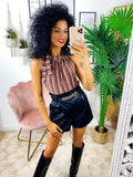 Top a righe Glitter