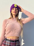 Cappello viola con C