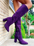 Stivale alto purple