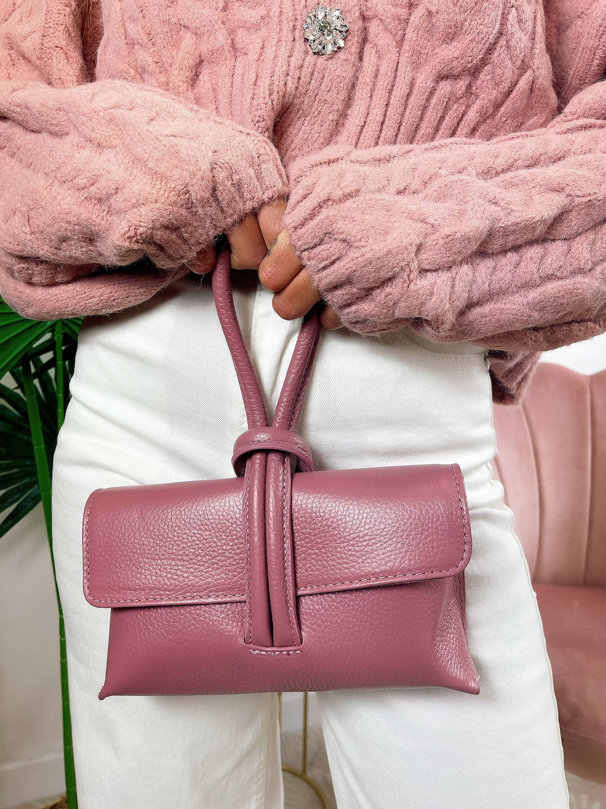 Borsa a mano o tracolla in pelle