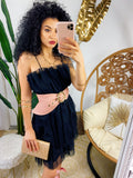 Abito in tulle nero Venere