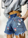 Short Levi’s Vintage con stampa Paperina bagno medio