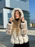 Eco-pelliccia Beige