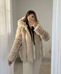 Eco-pelliccia Beige