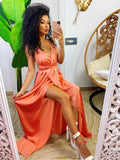 Dress Afrodite pesca