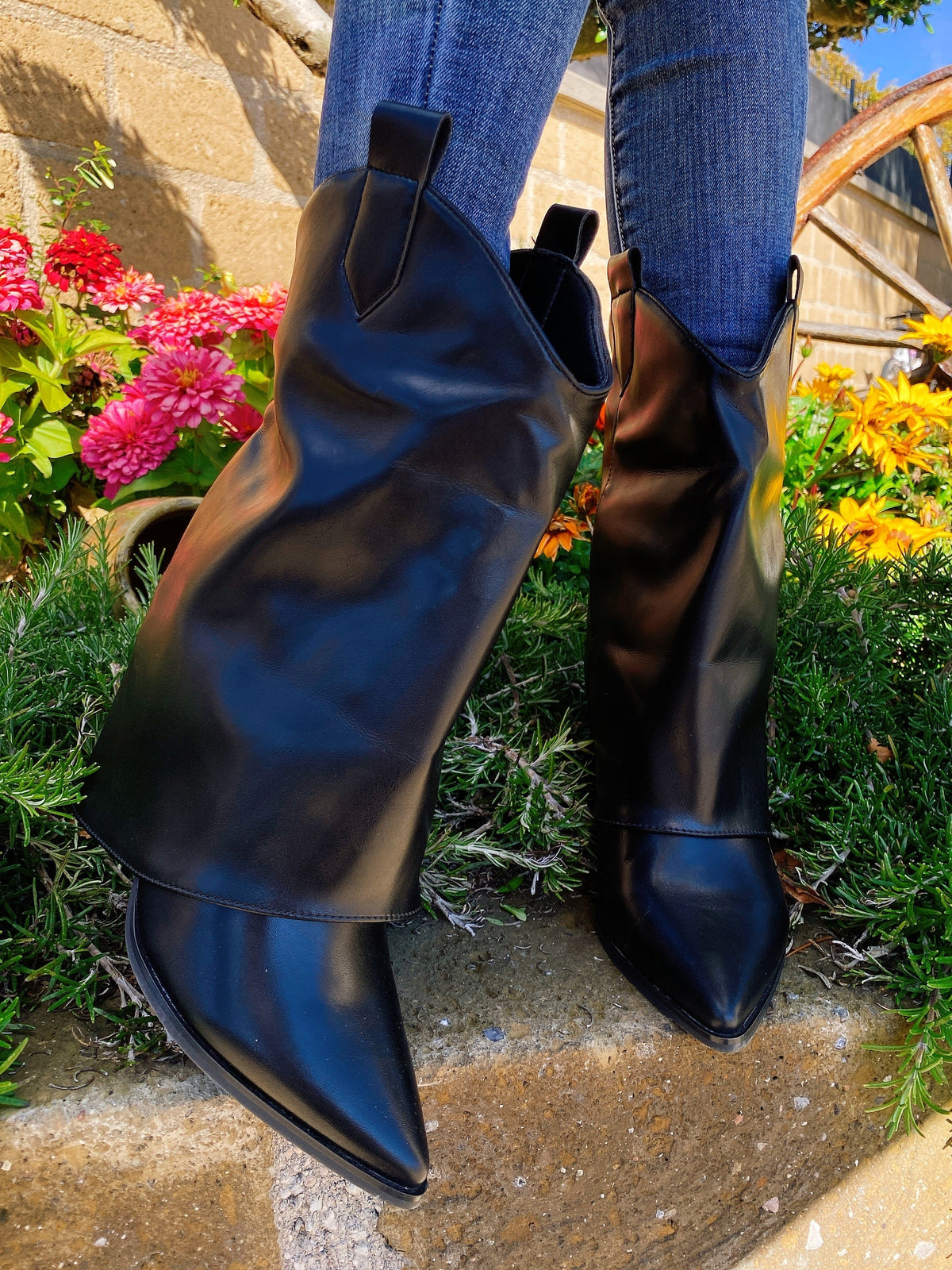 Stivaletto basso con tacco