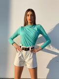 Body con drappeggio