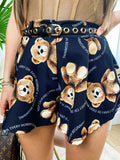 Short con Orsetti Nero