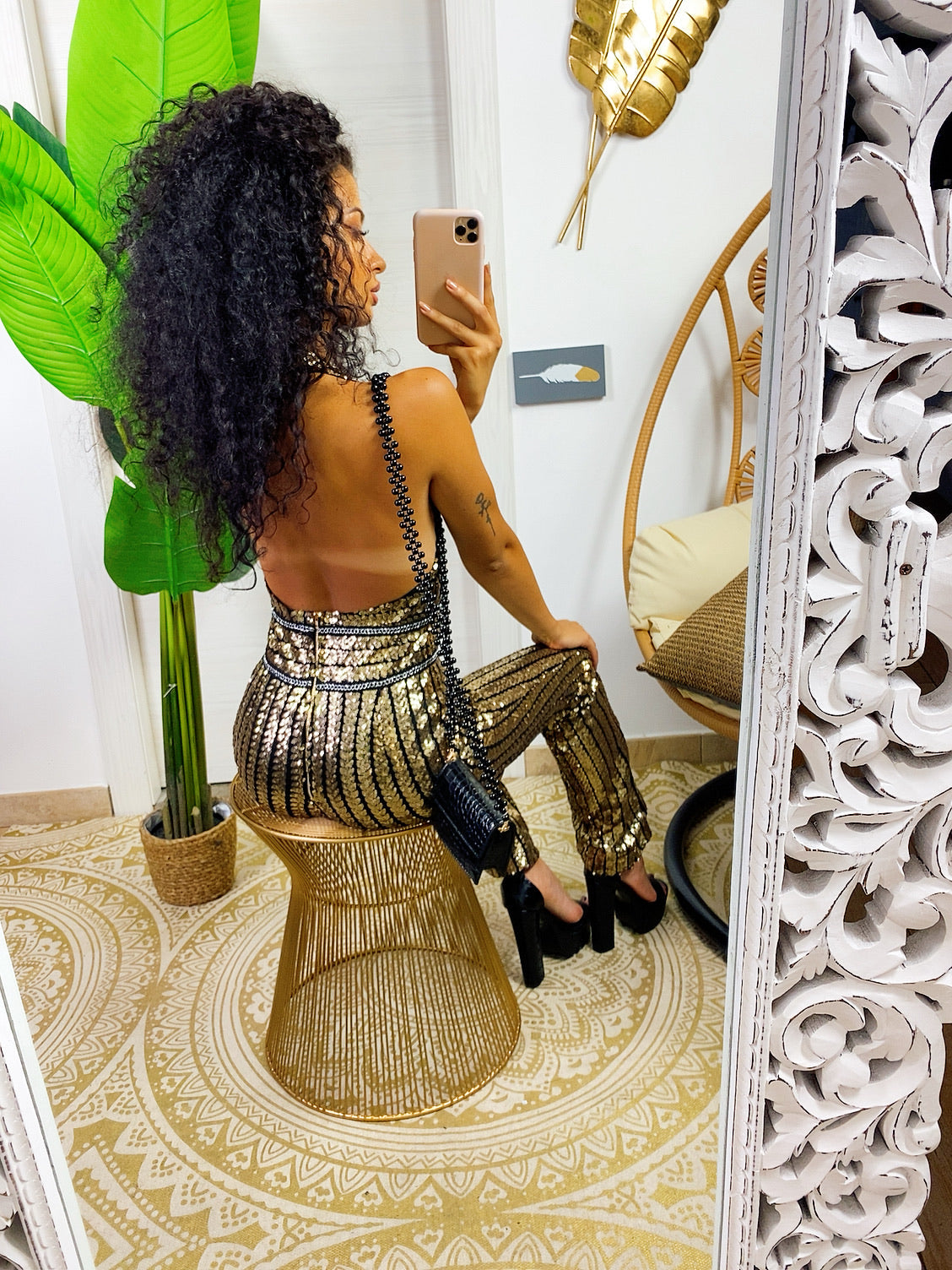 Tuta glamour lunga