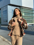 Giacca con frange nude
