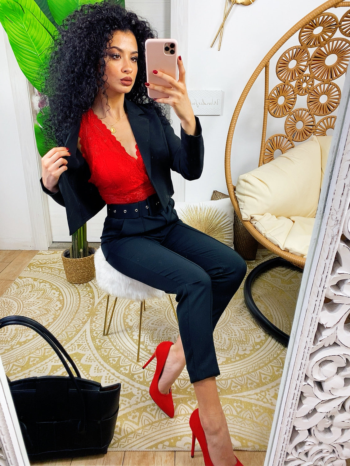 Completo pantalone e giacca corta