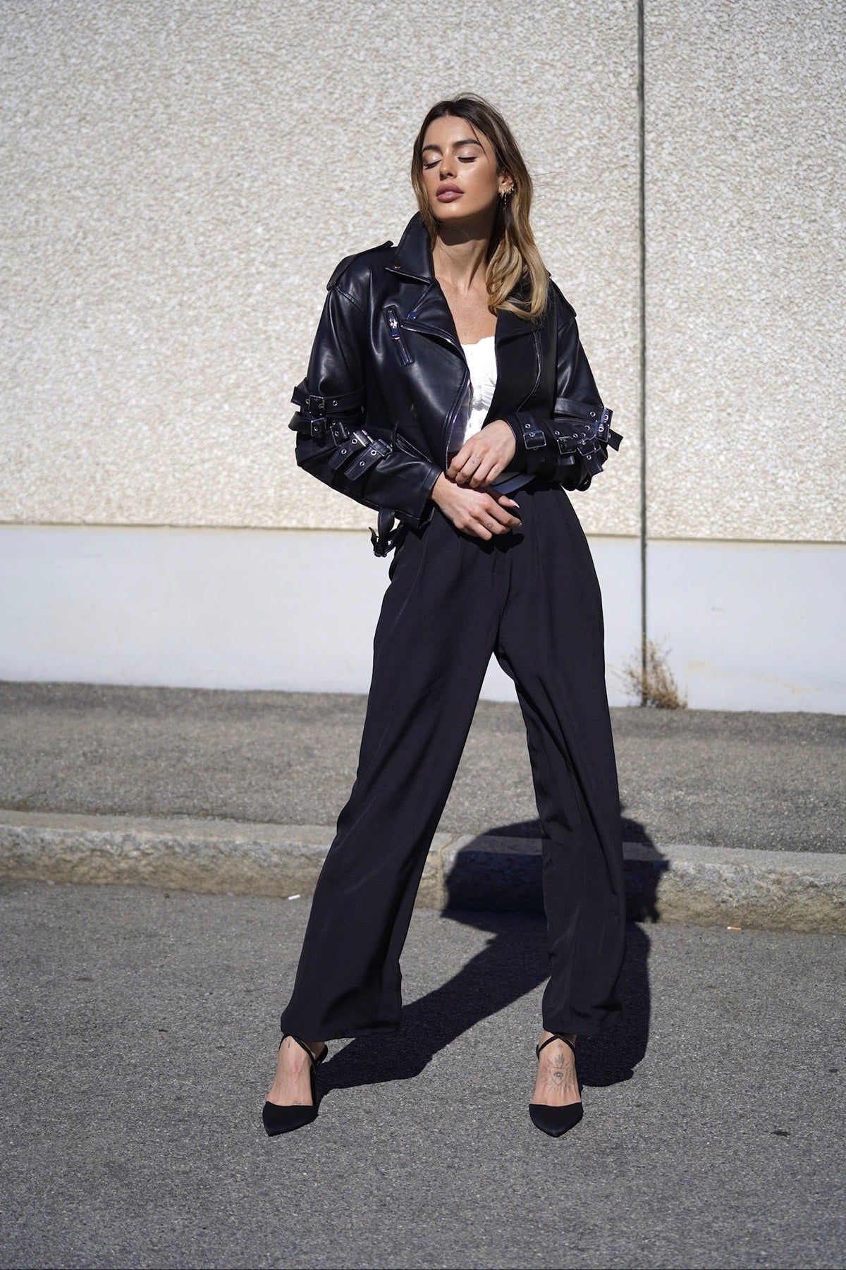 Pantalone basic nero
