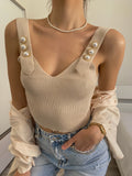 Top più camicia beige