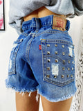 Short Levi’s Vintage con Borchie bagno medio