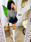 Short nero ampio