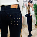 Levi’s Vintage a borchie a caramella nero