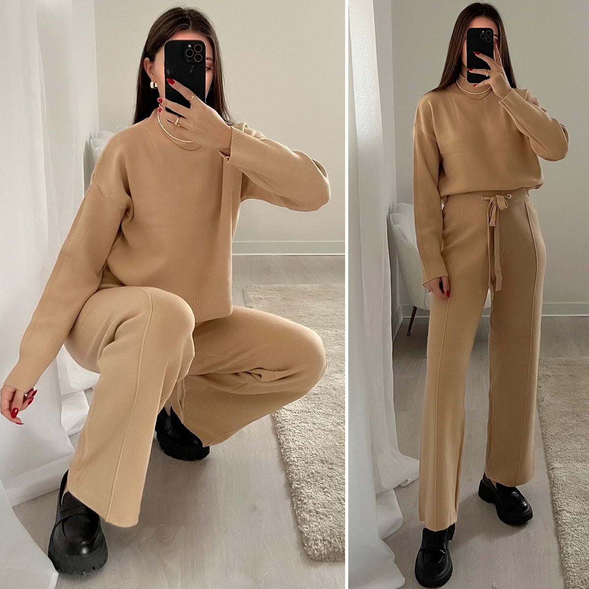 Completo Maglia e pantalone quality Camel
