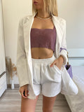 Top luxsequin lilla