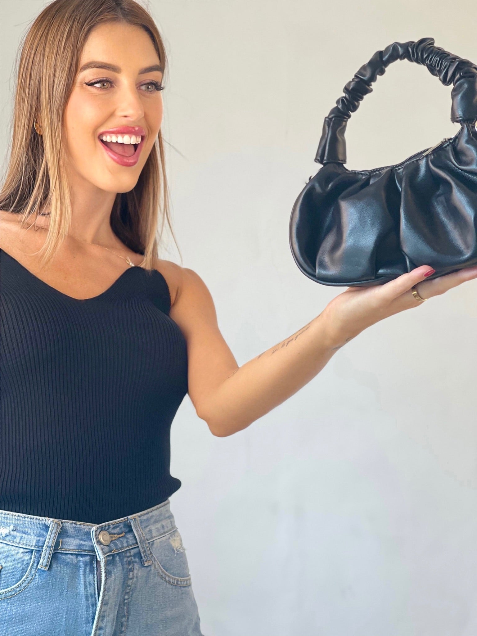 Mini bag nera