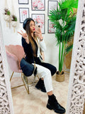 Completo giacca e Pantalone black white