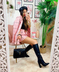 Completo Giacca e Short Rosa