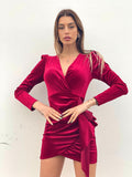 Abito Rosso con fusciacca