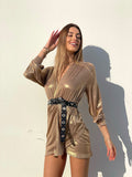 Abito glam night gold