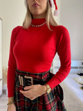 Dolce vita rosso in lana