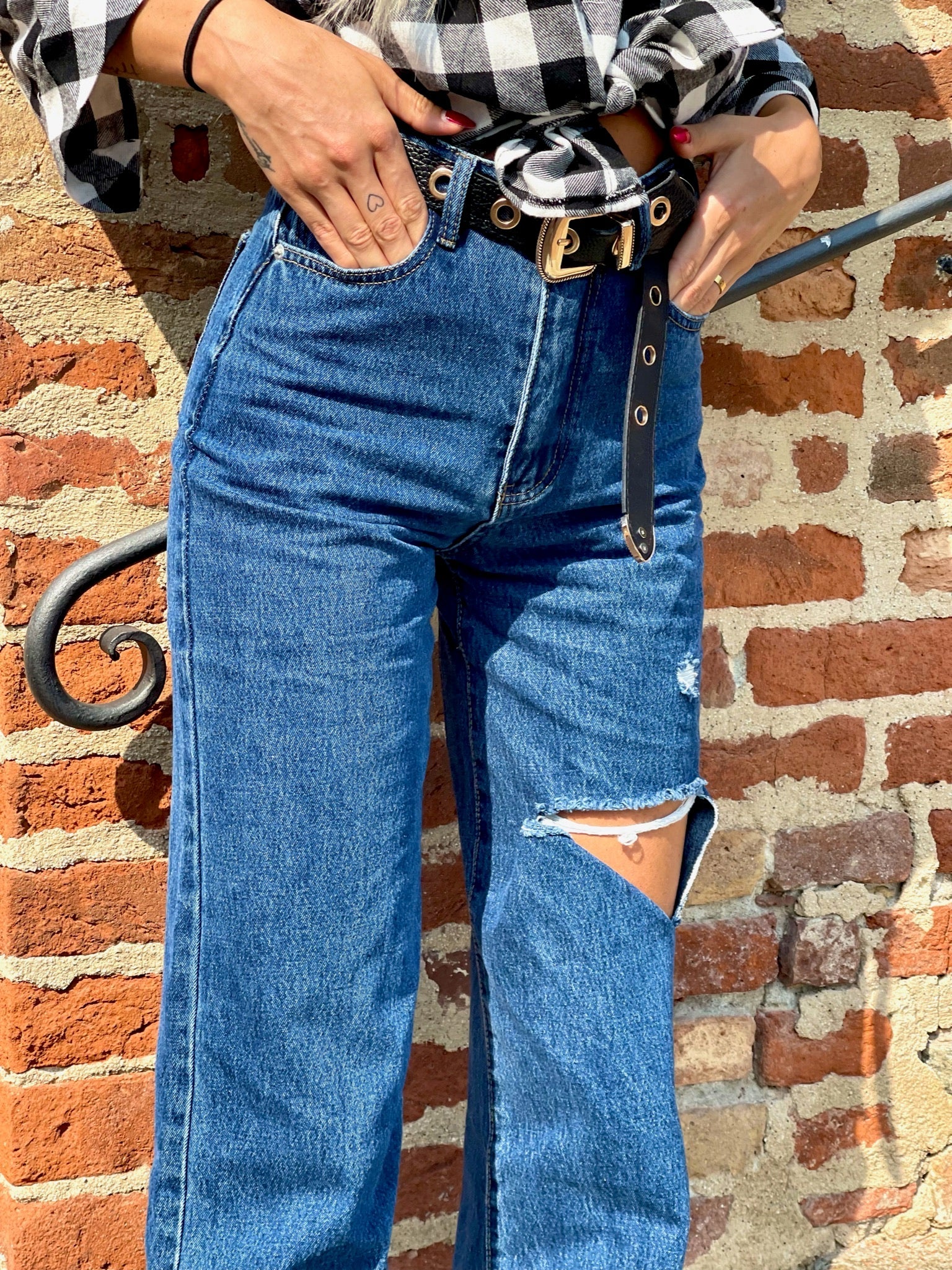 Jeans con strappi