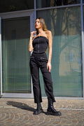 Completo top e pantalone cargo