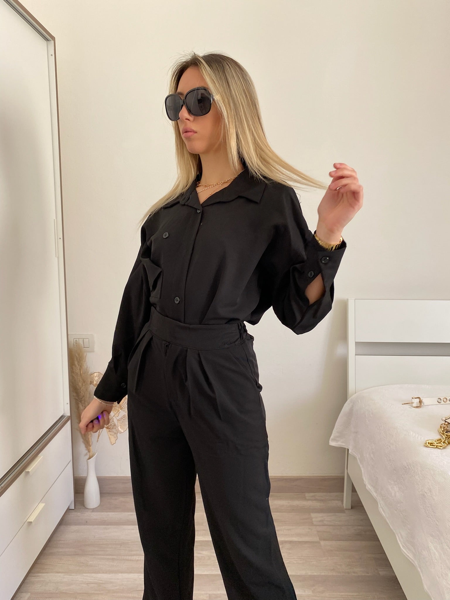 Completo sportivo nero