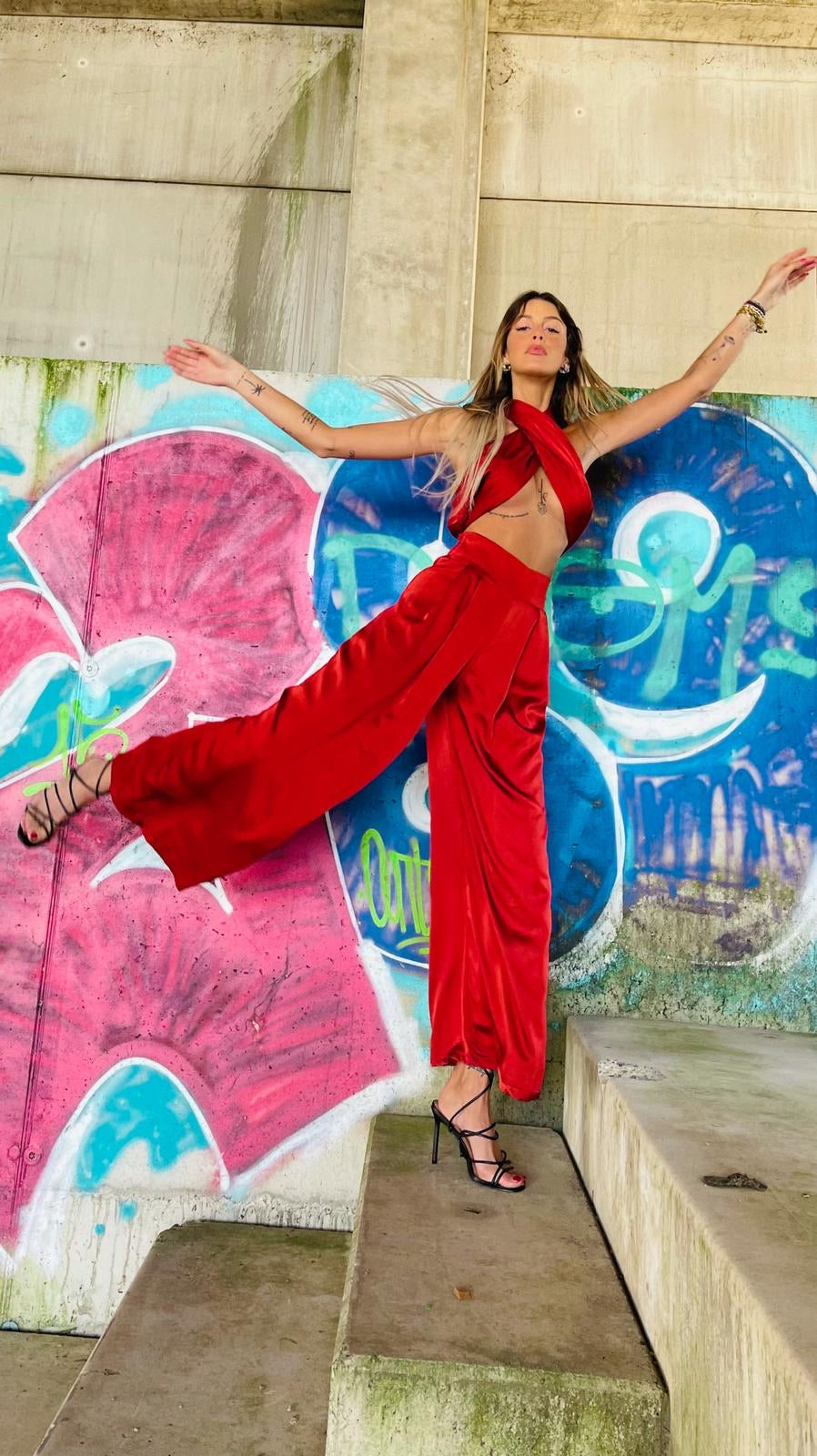 Completo influencer Pantalone e Top