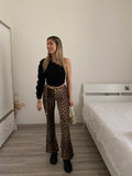 Body monospalla nero con Rouches