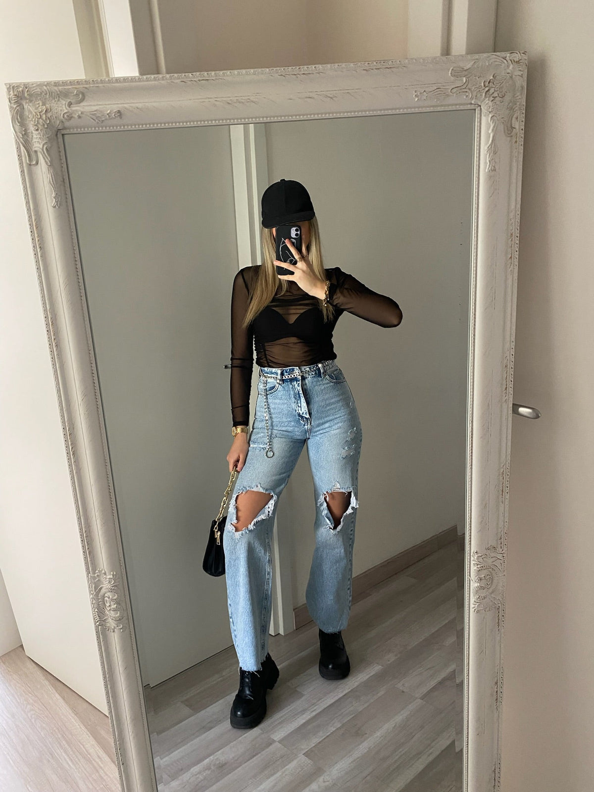 Body nero velato