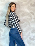 Camicia a quadri Black & White