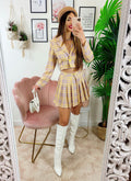 Completo Giacca Corta e Gonna Giallo