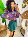 Blusa a fiorellini lilla