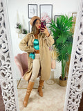 Leggins in camoscio Camel