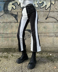 Jeans bianco nero