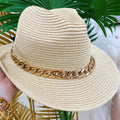 Cappello In paglia catena piccola