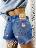 Short Levi’s Vintage con stampa Paperina bagno medio