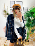 Completo Giacca e Short Nero