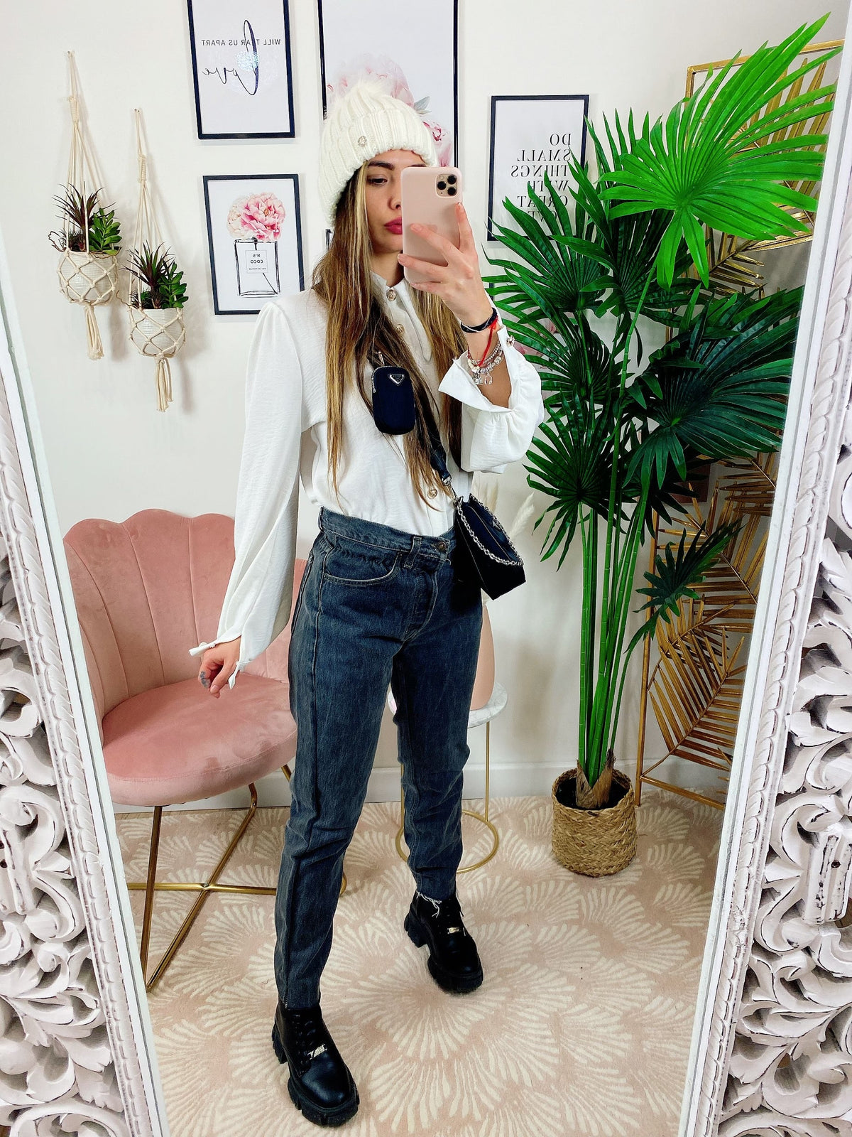 Jeans Levi’s Vintage a caramella grigio chiaro