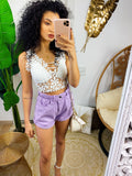 Short a caramella lilla