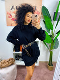 Abito in maglia Nero