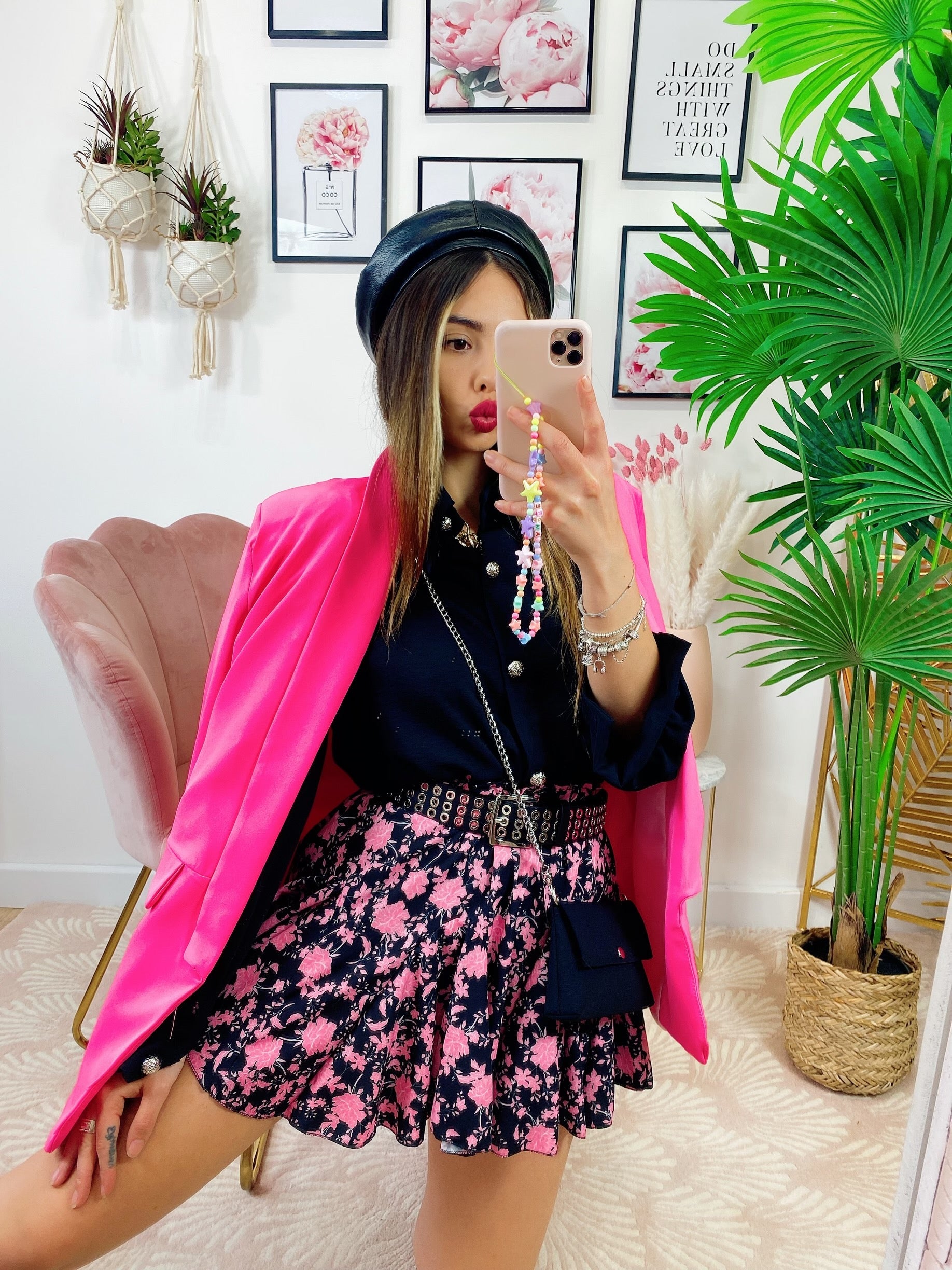Giacca fluo fucsia