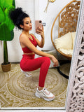 Set tuta sportiva colours rossa
