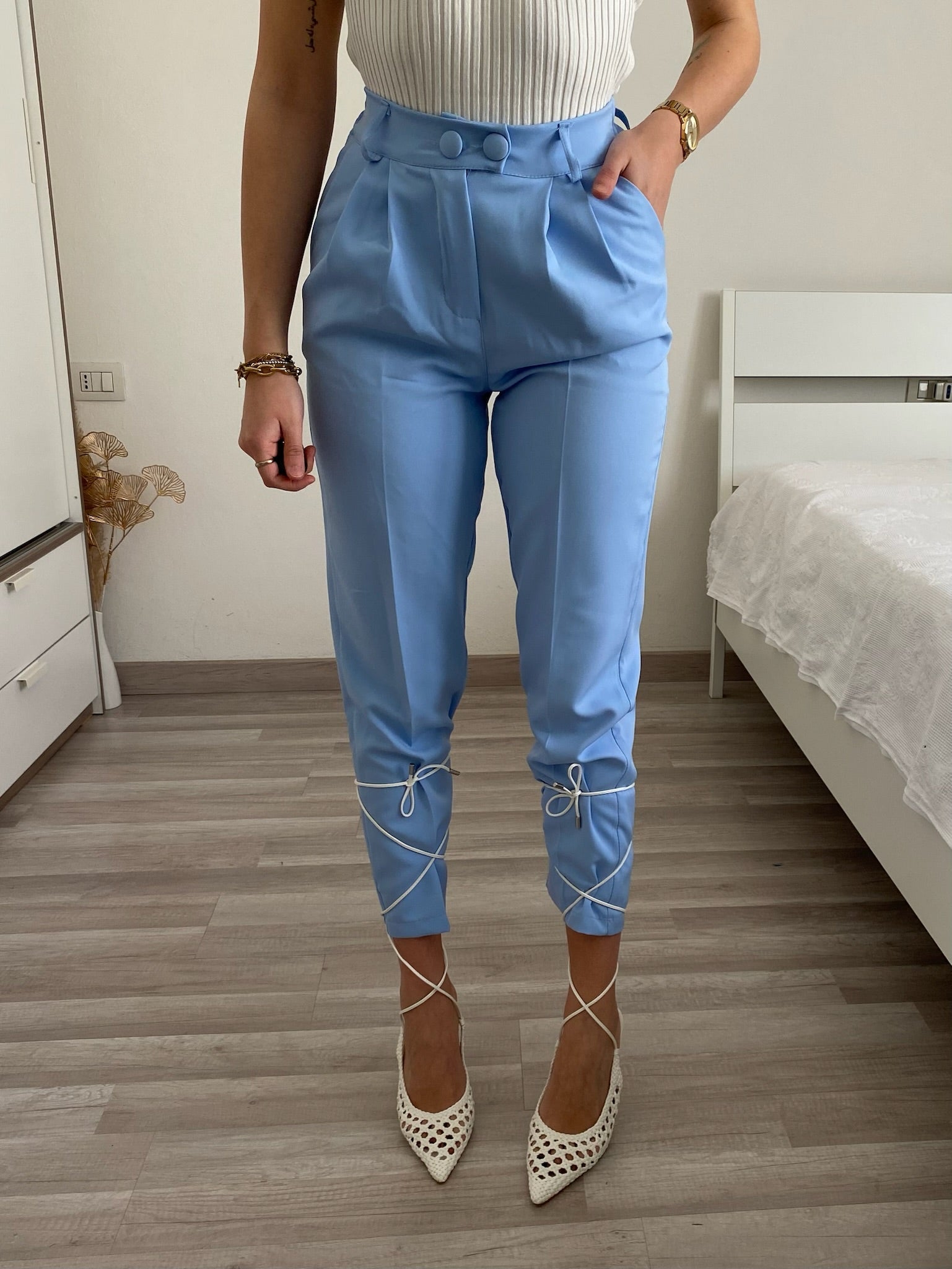 Completo giacca e pantalone carta da zucchero