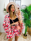 Completo giacca e pantalone cuori Rosa