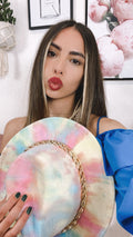 Cappello Unicorno giallo rosa